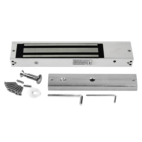 600lbs (280kg) Electromagnetic Lock Holding Force for Access Control Single Door 12v.