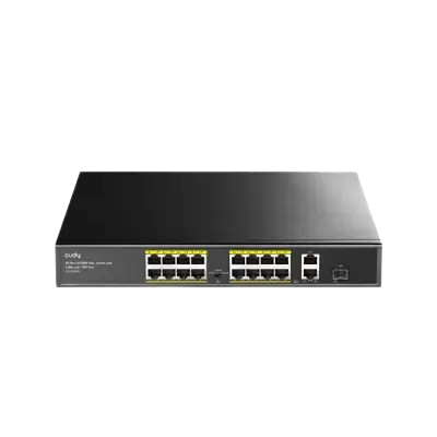 16-Port 10/100M PoE+ Switch (FS1018PS1)