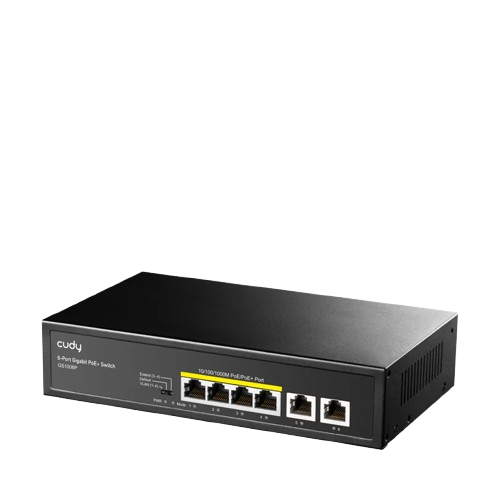 6-Port Gigabit PoE+ Switch
