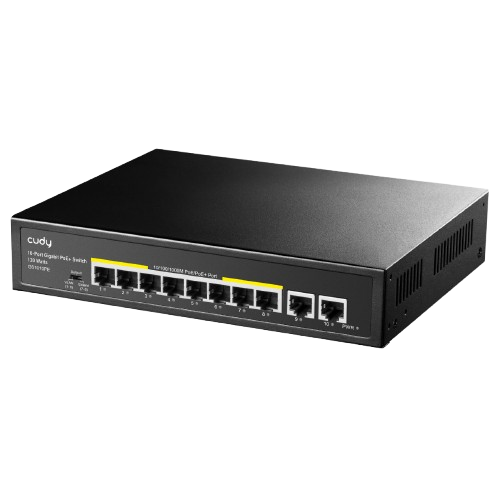 Switch Gigabit PoE+ 10 ports, GS1010PE